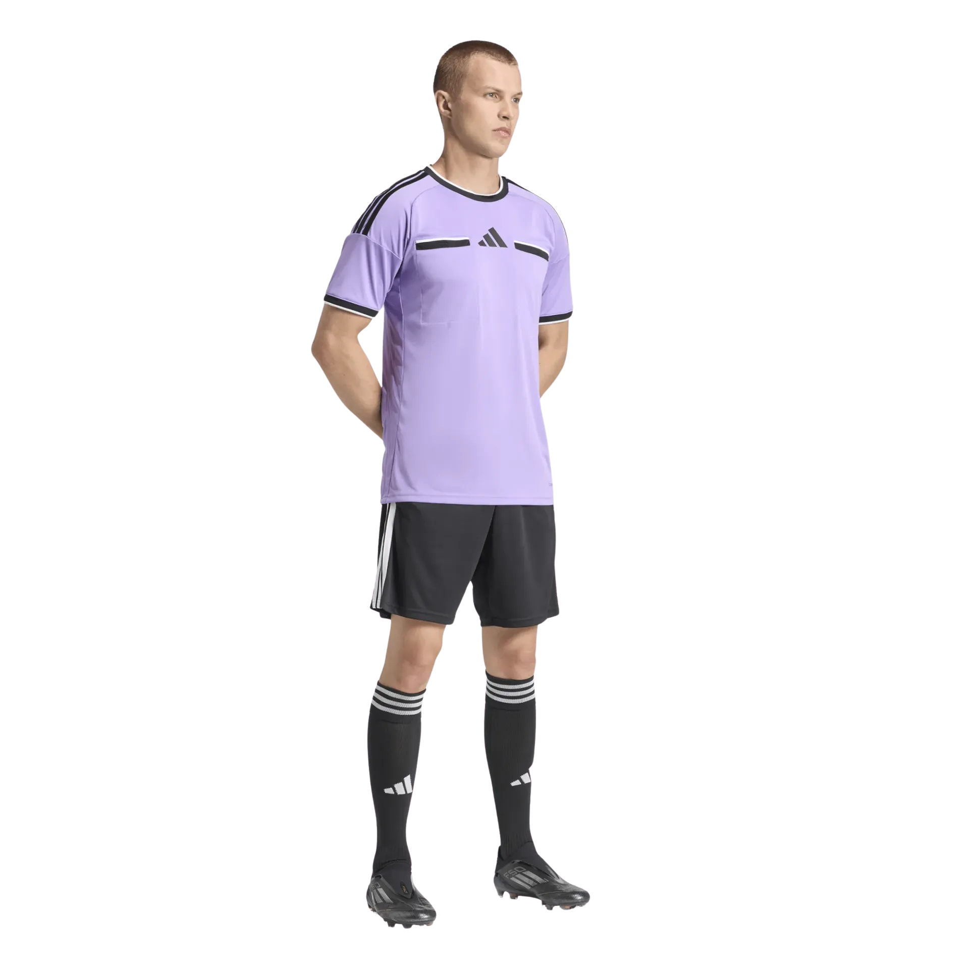 ADIDAS REFEREE 26 Jersey Trikot lila kurzarm